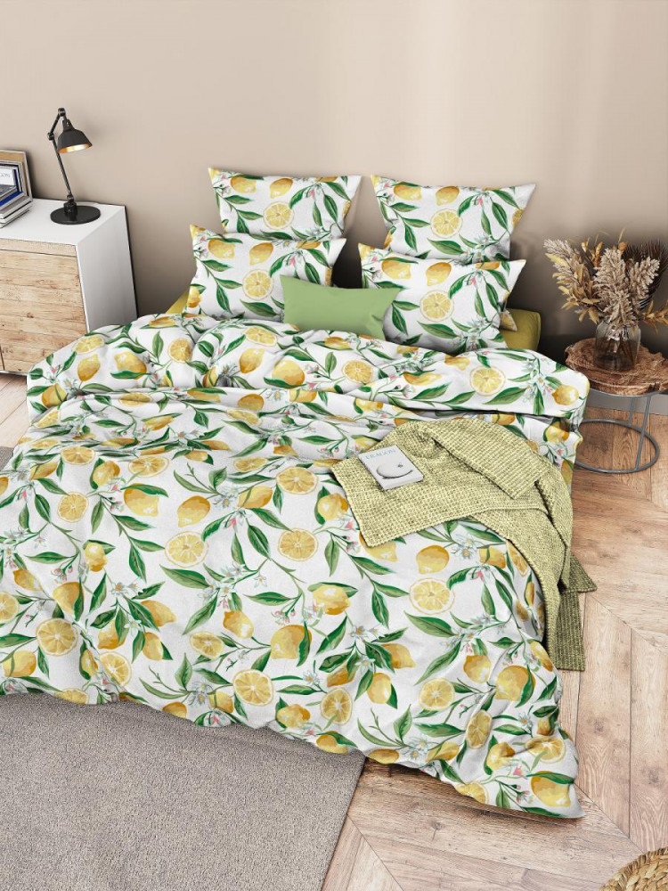 Комплект постельного белья «Лимоны» | Ночь нежна