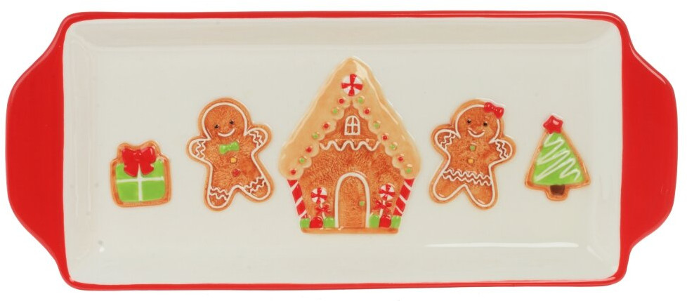 Тарелка | Новогодний декор «Имбирный пряник» | Remeco club