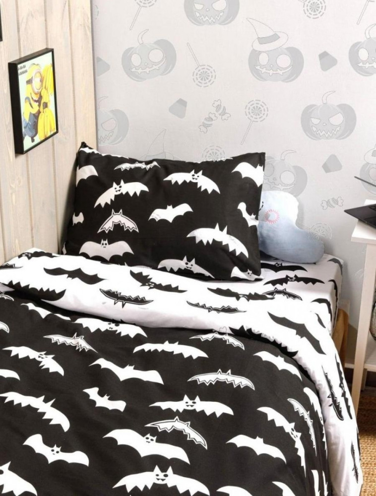 Комплект постельного белья «Летучие мыши» | Wake me Wake