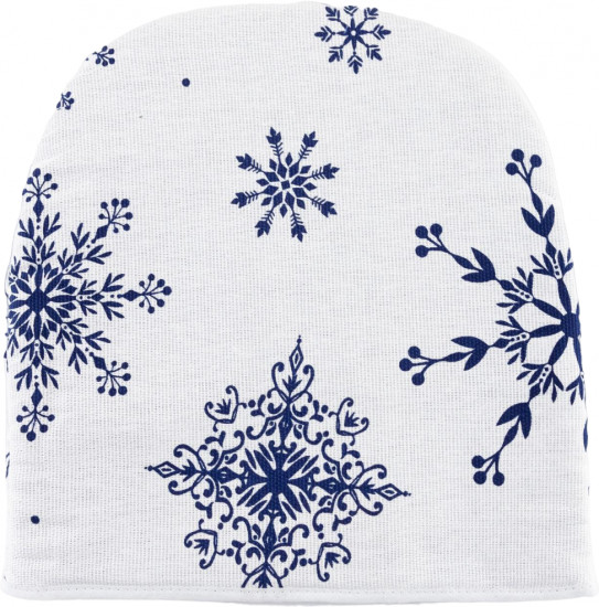 Грелка для чайника «Синие снежинки»