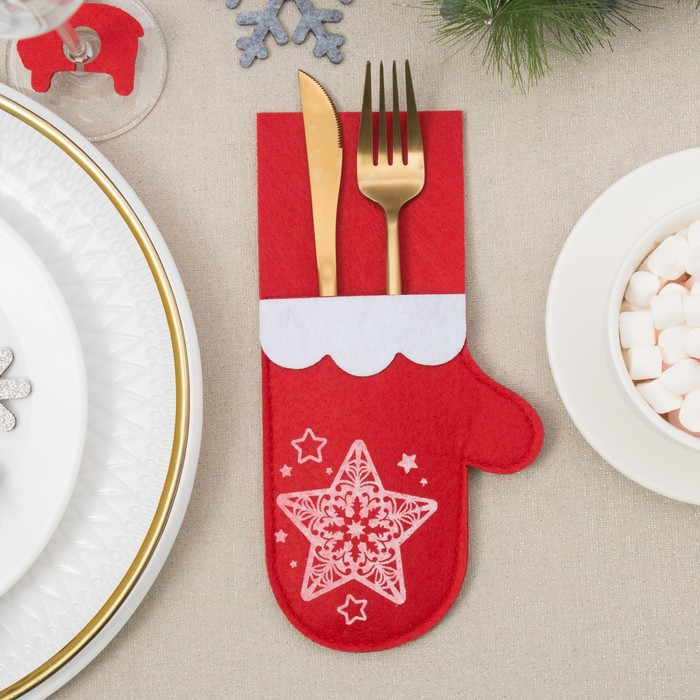 Конверт для столовых предметов «Варежка» | Доляна