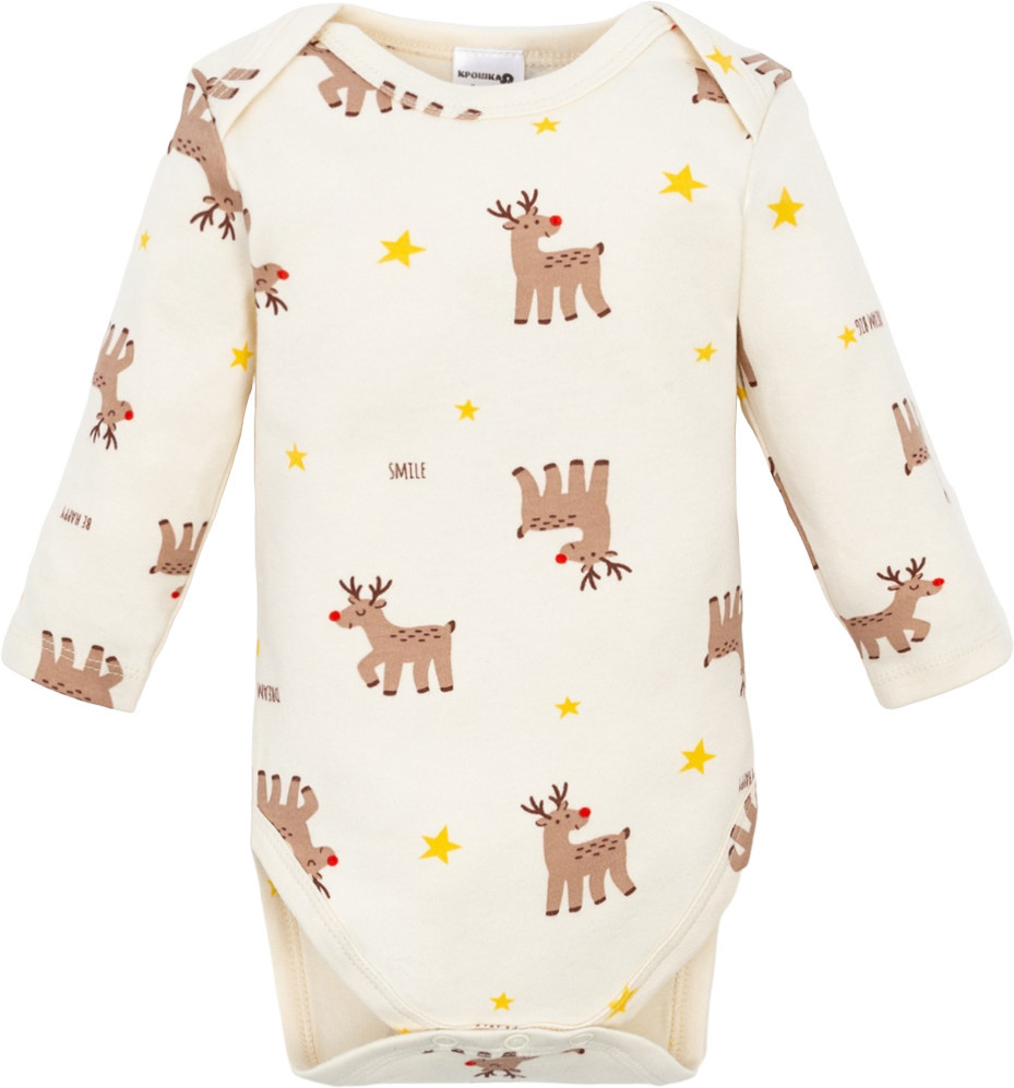 Боди с длинным рукавом детское | Merry Xmas | Крошка Я