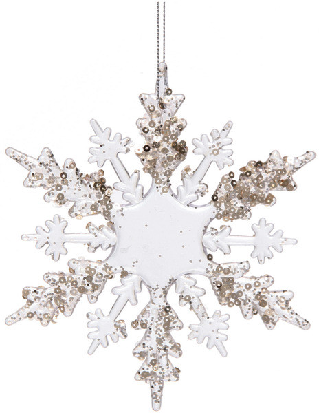 Подвеска на ёлку «Волшебный снегопад» | Серпантин