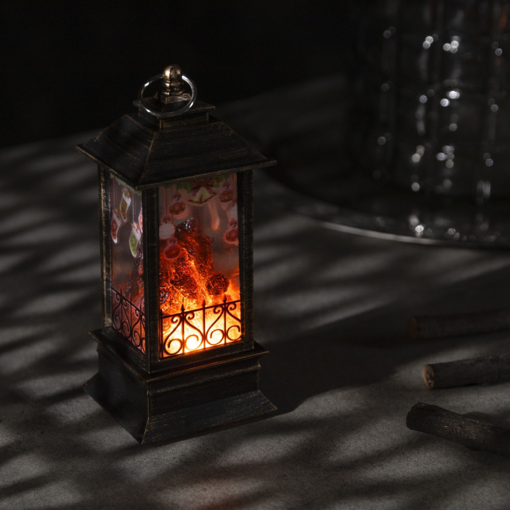 Фигура светодиодная «Камин с носками» | Luazon Lighting