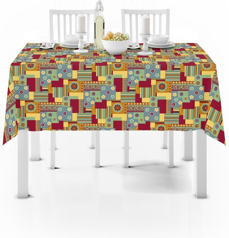 Комплект столового белья из скатерти и салфеток «Орнамент» | Мари Санна