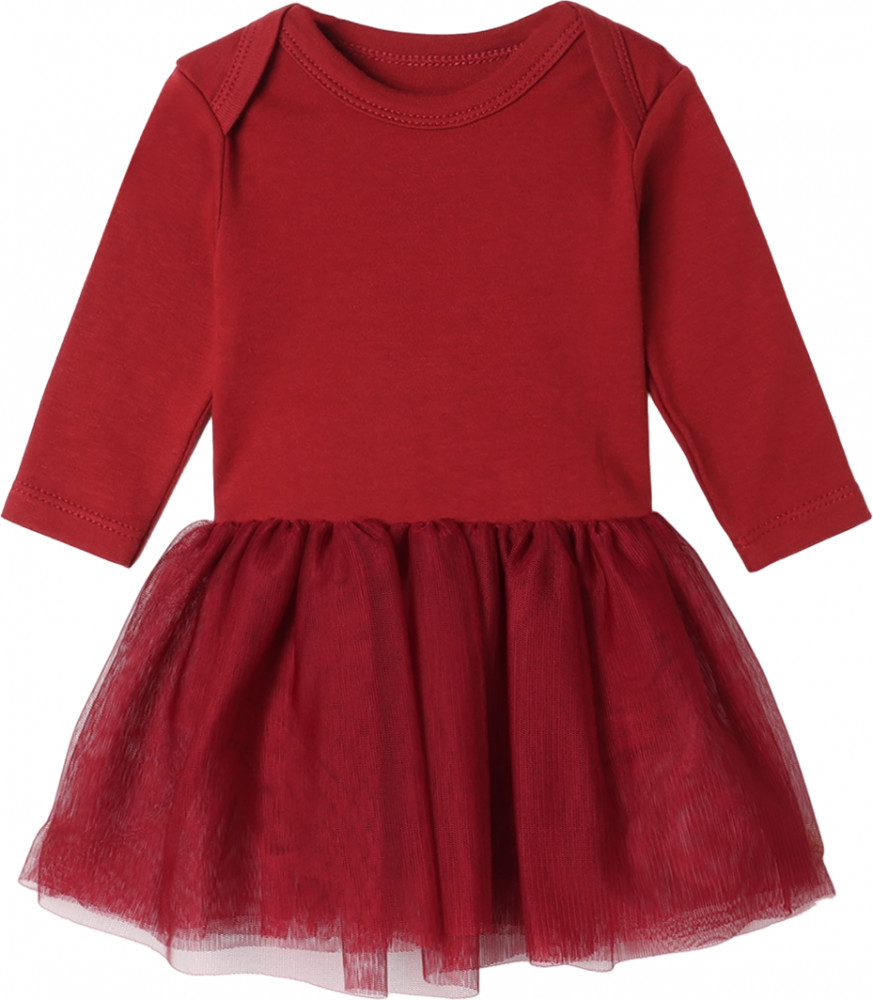 Боди с юбкой для девочек | Cherry Red | Крошка Я