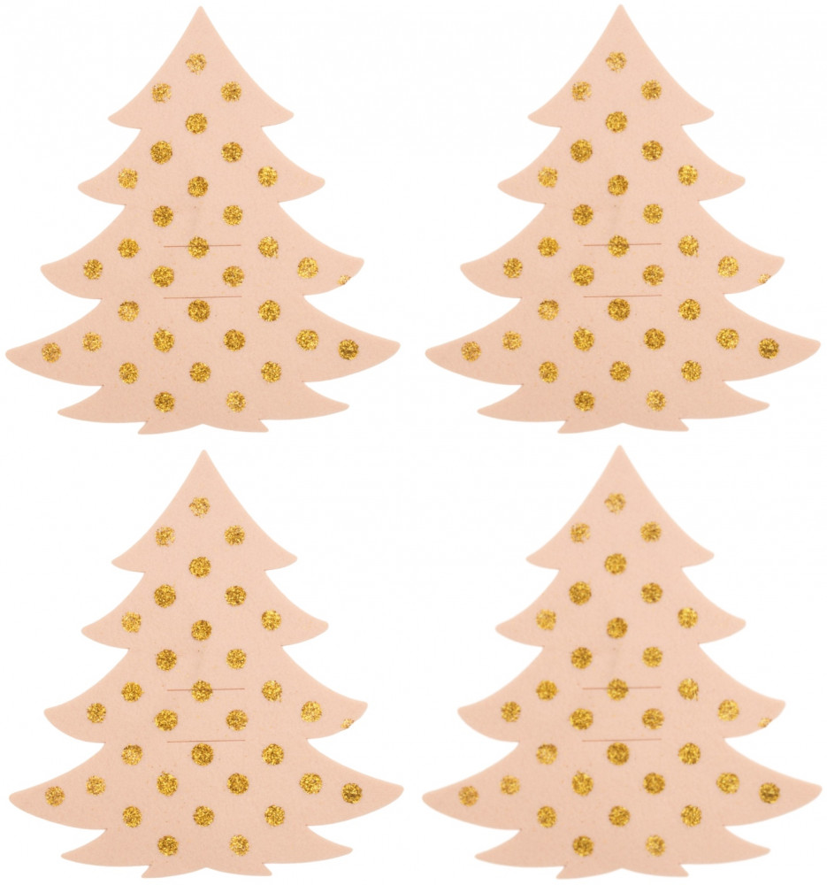 Набор конвертов для столовых приборов «Золотая ёлка» | Доляна