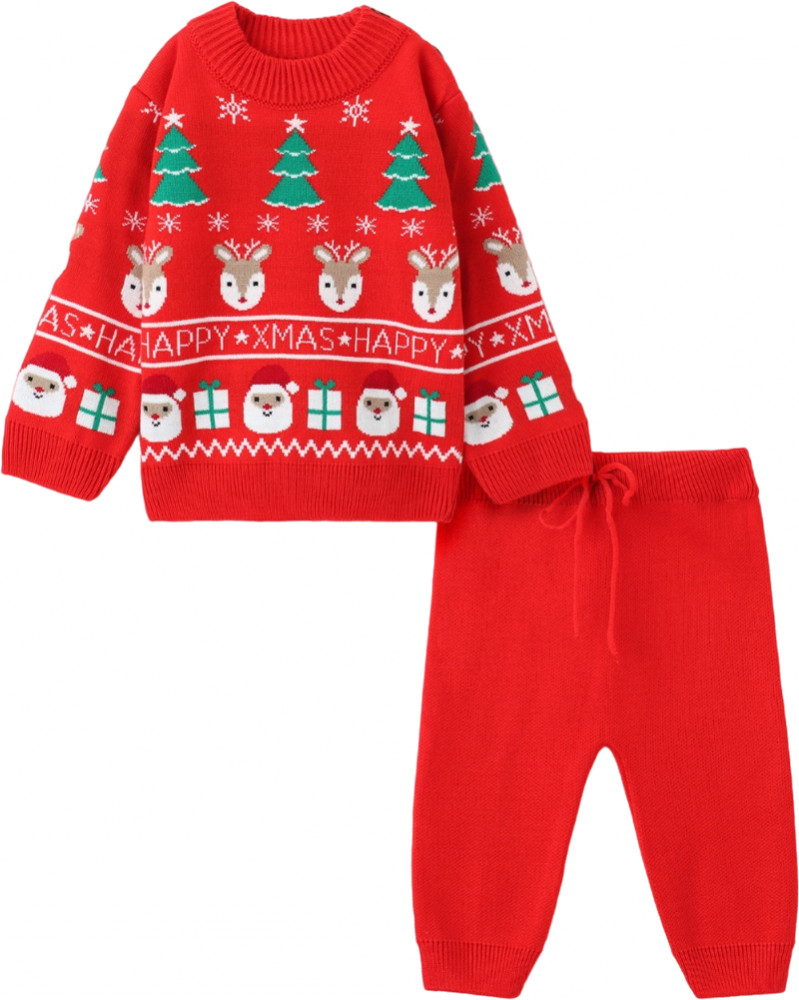 Комплект детский «Xmas» | Вязаные вещи | Крошка Я