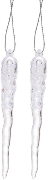 Набор подвесных украшений «Морозная сосулька» | Серпантин