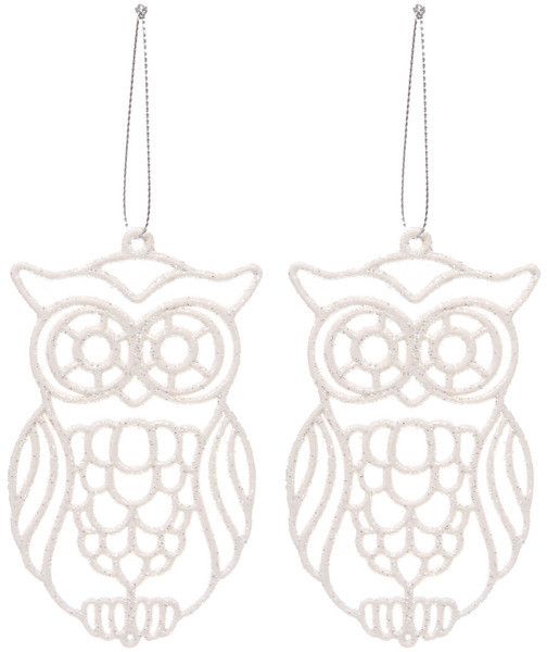 Набор подвесных украшений «Мудрая сова» | Серпантин