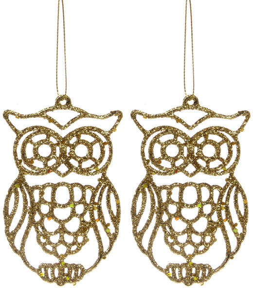 Набор подвесных украшений «Мудрая сова» | Серпантин