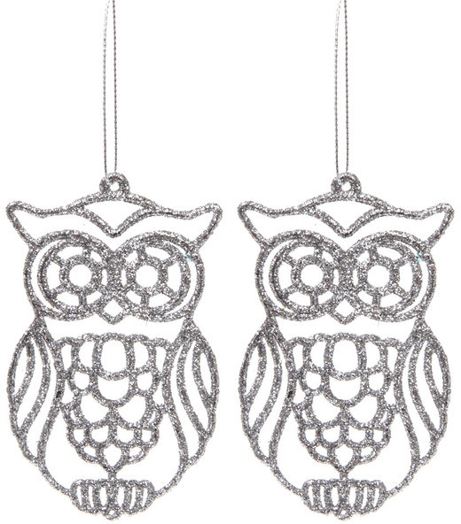 Набор подвесных украшений «Мудрая сова» | Серпантин