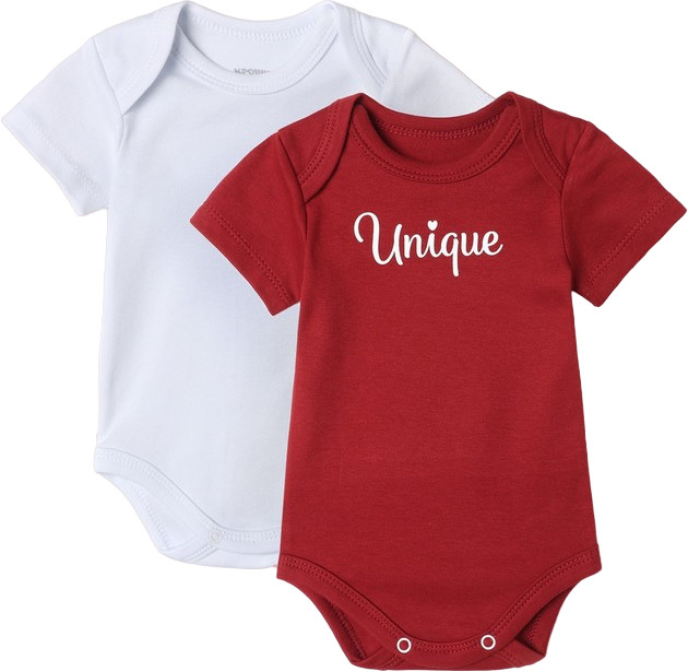 Комплект боди детское «Unique» | Cherry Red | Крошка Я