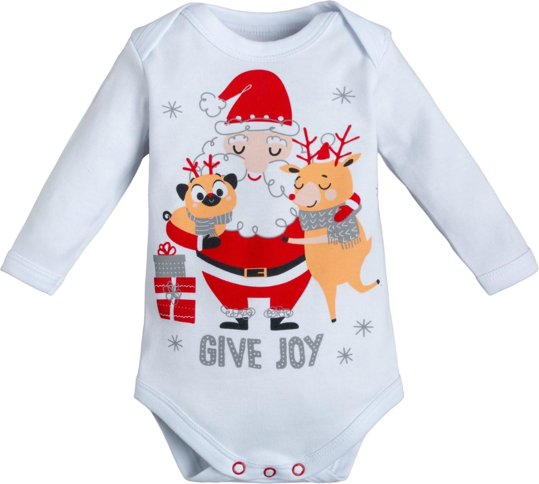 Боди с длинным рукавом детское | Happy winter | Крошка Я