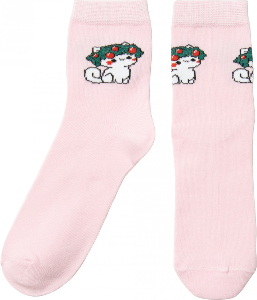 Носки женские «Мяу» | Новогодние женские носки | KAFTAN