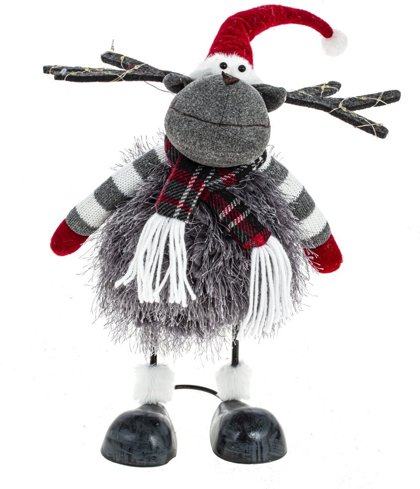 Игрушка набивная с подсветкой «Олень» | Новогодний декор «Сказочная пора» | Remeco club