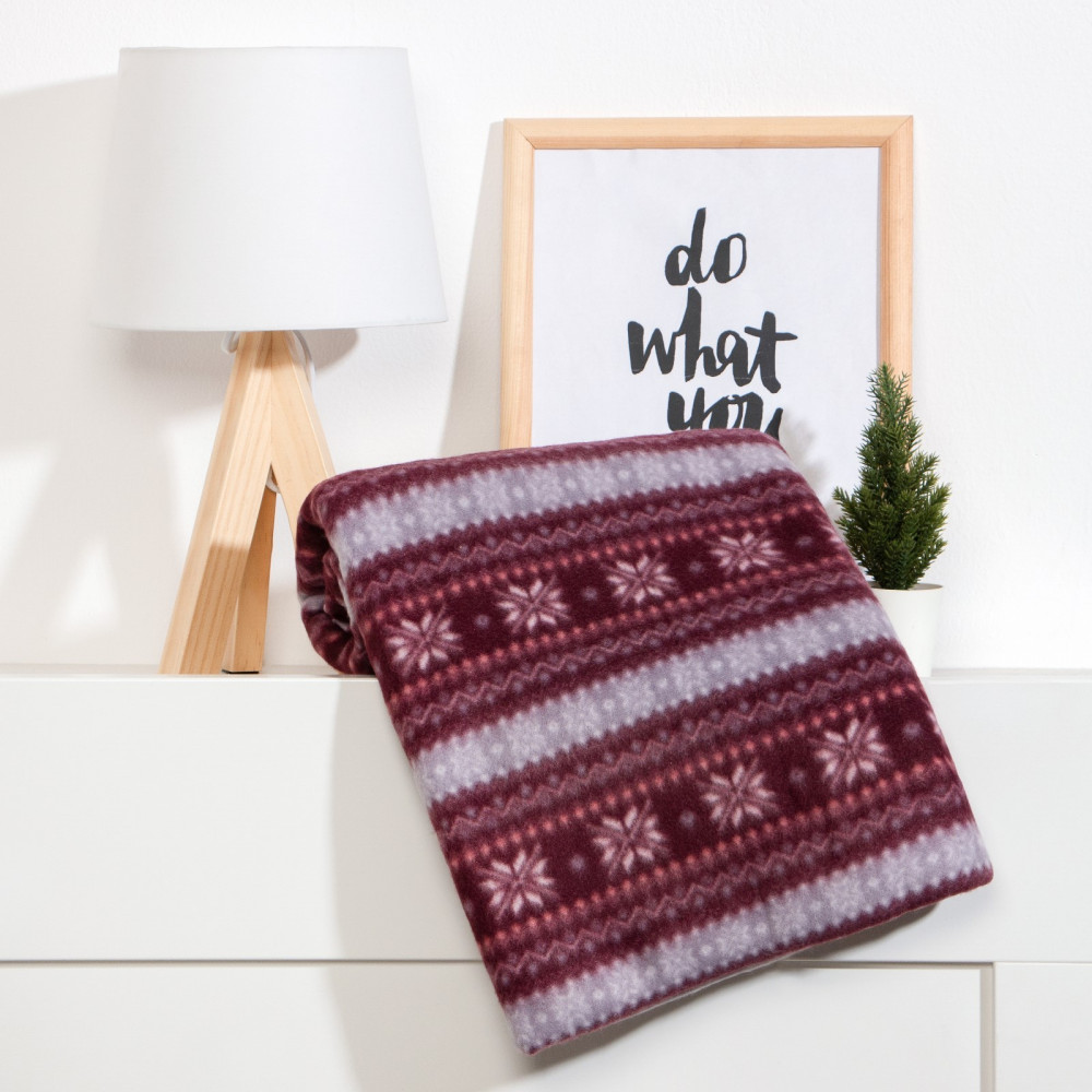 Плед «Зимний орнамент» | Экономь и Я