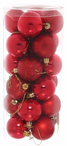 Набор шаров ёлочных «Микс фактур» | Серпантин