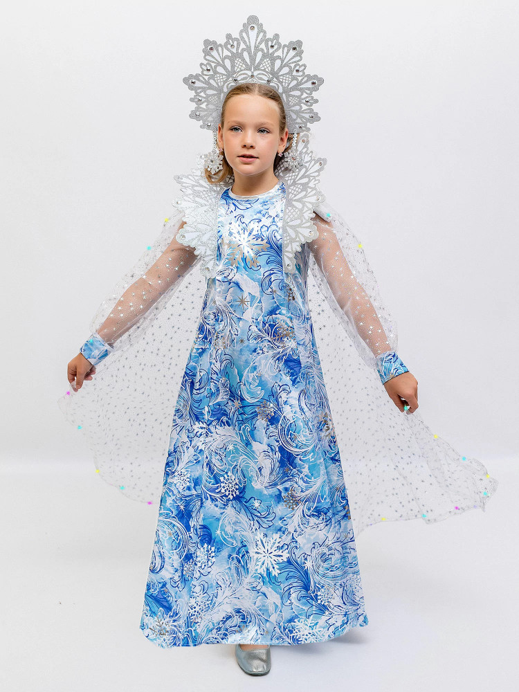 Костюм карнавальный для девочек «Метелица» | Новогодняя сказка | Пуговка