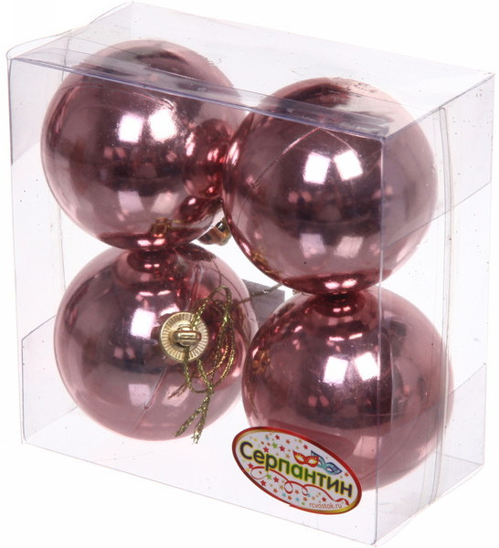 Набор шаров ёлочных «Глянец» | Серпантин