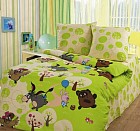 Комплект постельного белья "Винни-Пух и все, все, все" (арт. 8111, 1,5-спальный, бязь, 1 наволочка 70х70)