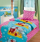 Комплект постельного белья "Лето в Простоквашино" (арт. 8167, 1,5-спальный, бязь, 1 наволочка 70х70)