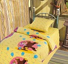 Комплект постельного белья Маша и медведь "Цирк" (1,5-спальный, бязь, 1 наволочка 70х70, 3D упаковка)