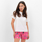 белый/розовый