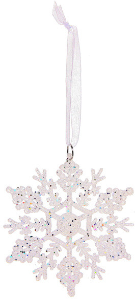 Подвеска на ёлку «Снежинка» | Серпантин