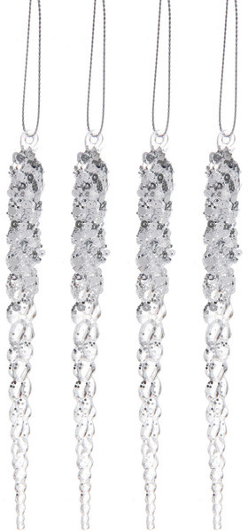 Набор подвесных украшений «Хрустальная сосулька» | Серпантин