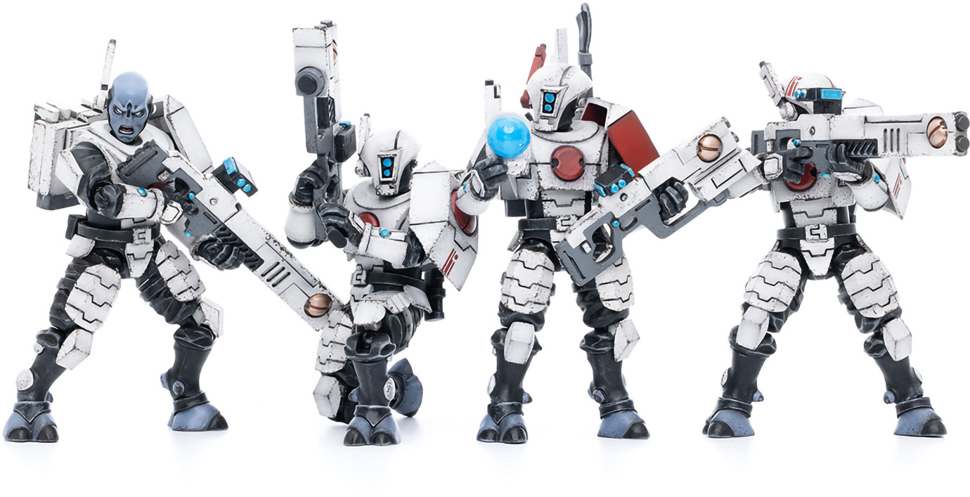 Набор фигурок «Tau Empire Fire Warrior Team» | Warhammer | JOYTOY