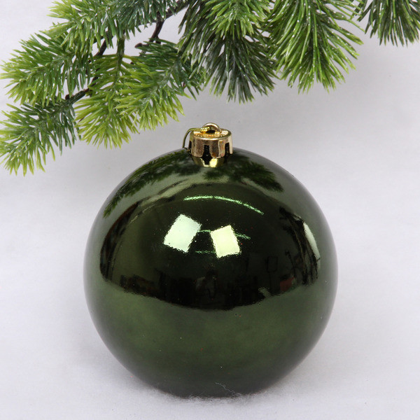 Шар ёлочный «Глянец» | Серпантин