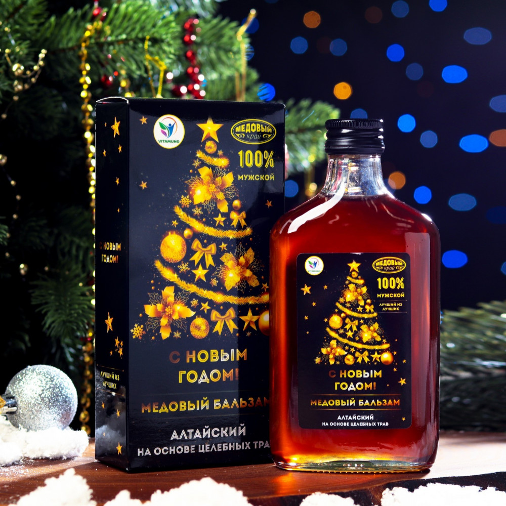 Бальзам медовый алтайский «Мужской» | Новый год | Vitamuno