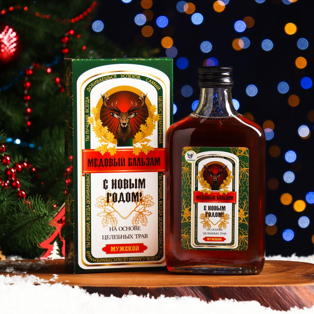 Бальзам медовый алтайский «Мужской» | Новый год | Vitamuno