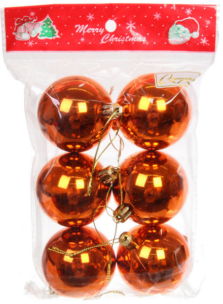Набор шаров ёлочных «Глянец» | Серпантин