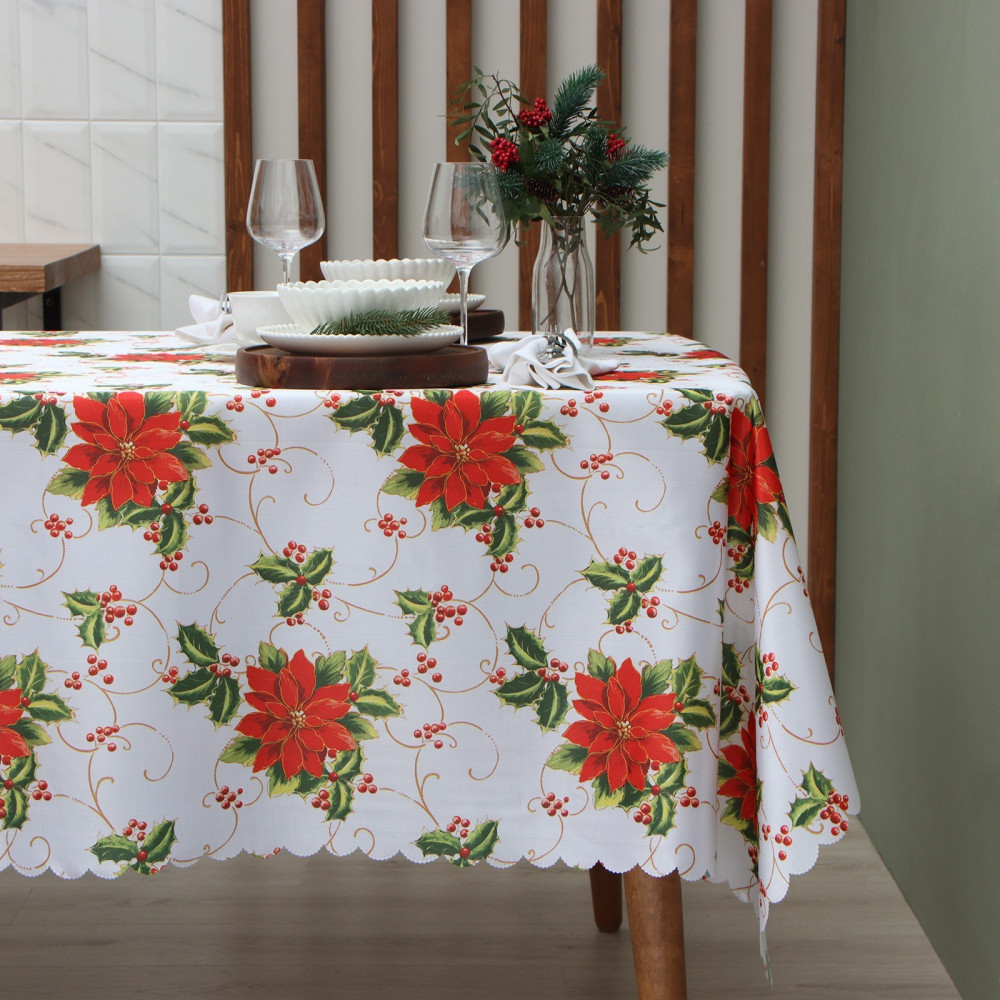 Скатерть «В преддверии Рождества» | Happy New Year | Доляна