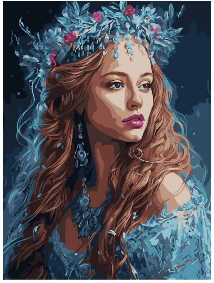 Раскраска по номерам «Леди Холод» | Lori