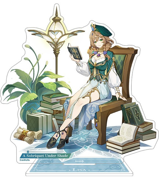 Фигурка «Teyvat Style A Sobriquet Under Shade Lisa» | Genshin Impact