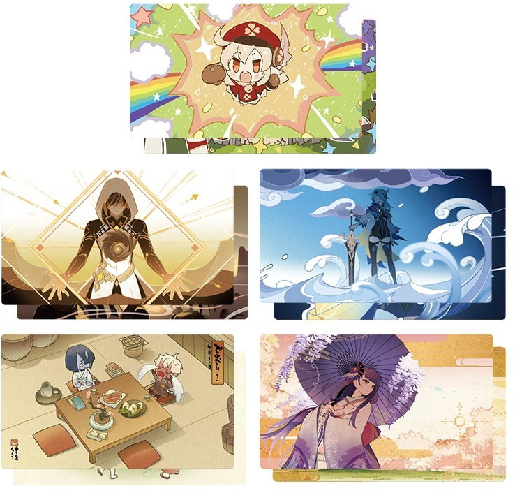 Набор открыток «A Glimpse Of The World» | Genshin Impact