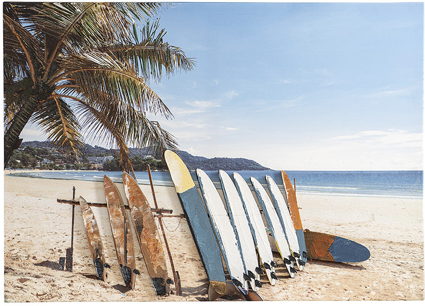 Панно декоративное с эффектом 3D «Beach» | Surf | Bergenson Bjorn