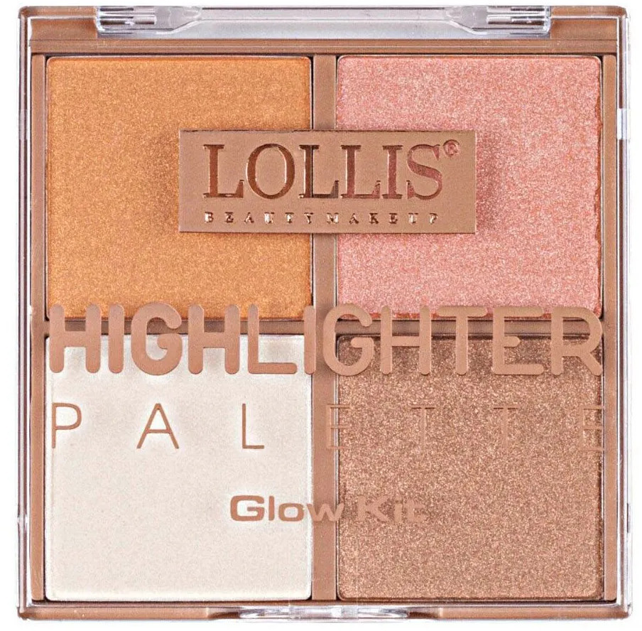Хайлайтер для лица «Highlighter glow kit», оттенок 02 | Lollis