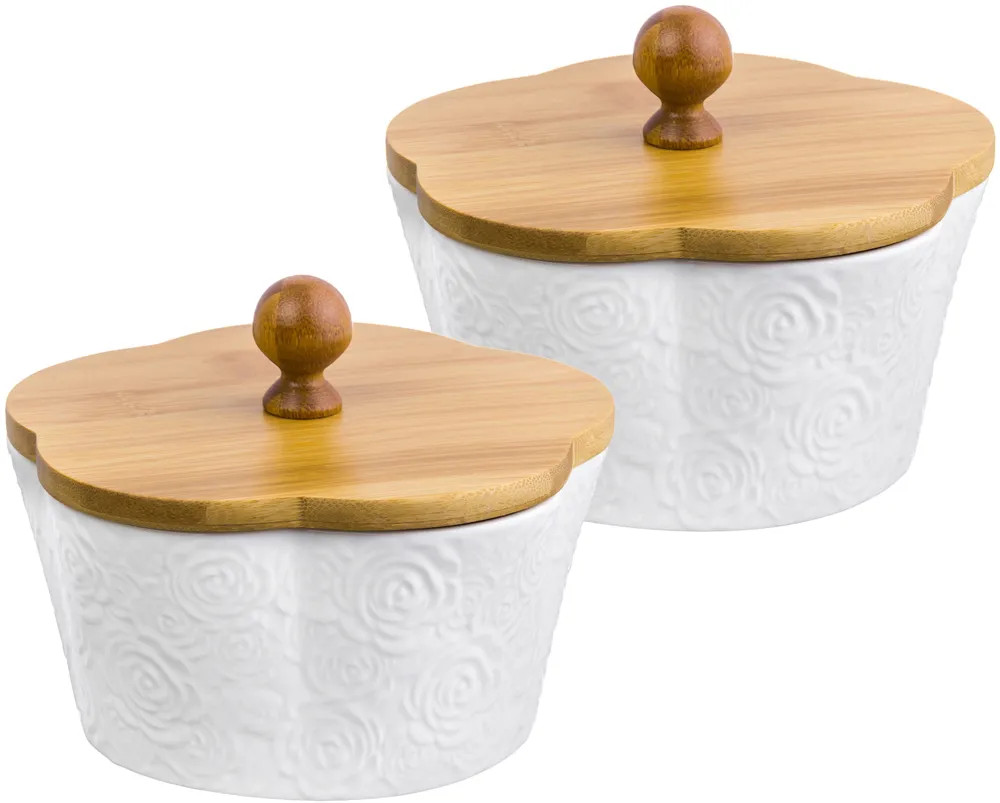 Набор банок для печенья «Розы» | Elan Gallery