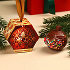 Бомбочка шоколадная с маршмеллоу «Роскошного Нового года»