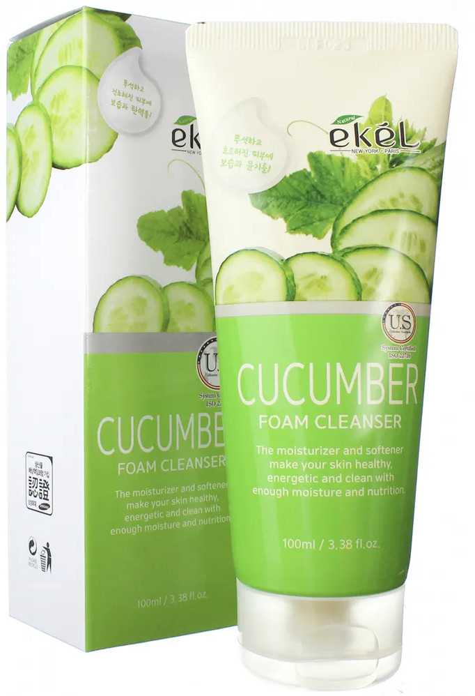 Пенка для умывания с экстрактом огурца «Cucumber» | Foam Cleanser | Ekel