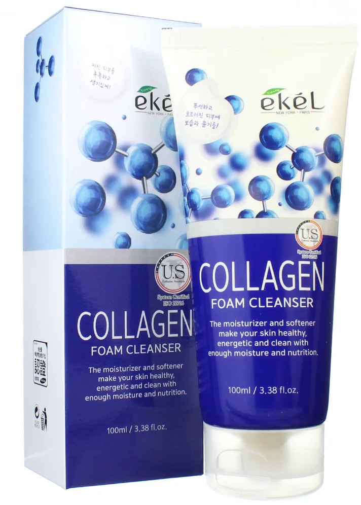 Пенка для умывания с коллагеном «Collagen» | Foam Cleanser | Ekel