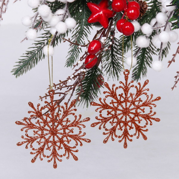 Набор подвесных украшений «Снежинки волшебные» | Серпантин