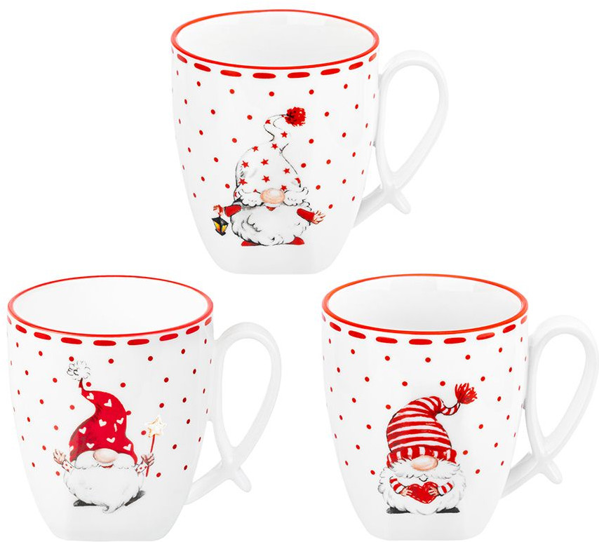 Набор кружек «Весёлые гномики» | Веселые гномики | Elan Gallery