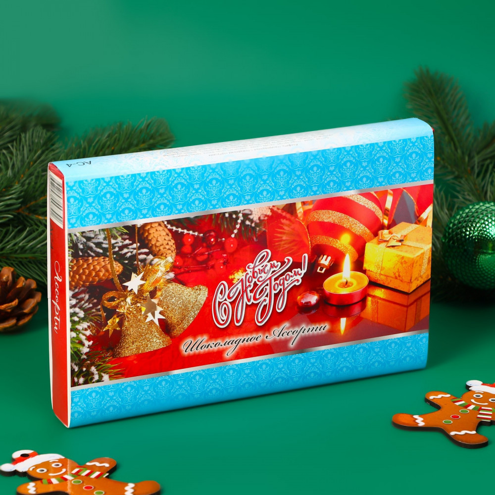 Набор конфет шоколадных «С новым годом» | Грин