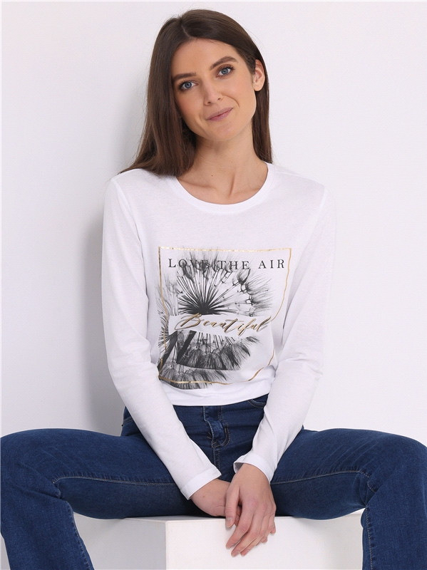 Лонгслив женский | Бенефис | Апрель