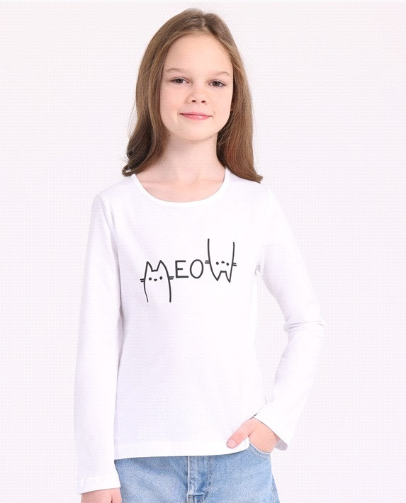 Лонгслив для девочек | Прогулка | Апрель